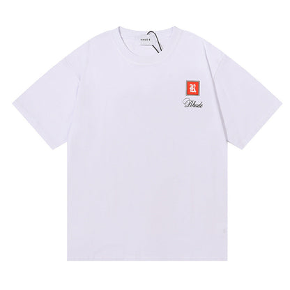 RHUDE Moroccan LOGO print T-Shirt